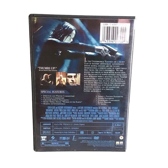 Underworld Special Edition DVD - 5/$20 - Picture 2 of 3